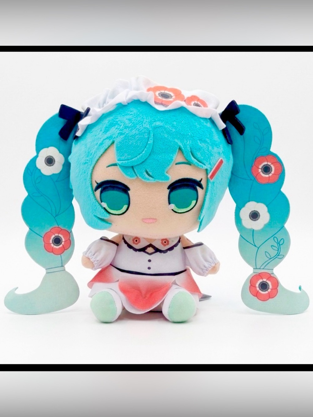 FuRyu Hatsune Miku (Anemone Version) Kyurumaru 10.2" Plush NWT